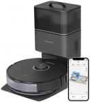 Roborock S8+ Robot Vacuum Cleaner with Dual Rubber Brush, Black