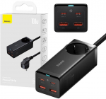 Baseus GaN3 Pro 100W 2xUSB + 2xUSB-C + AC Wall Charger/Powerstrip (Black)