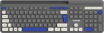 CANYON keyboard HKB-W03 EN AAA Wireless Grey