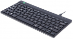 KEYBOARD COMPACT BREAK ENG/BLACK RGOCOUSWDBL R-GO TOOLS