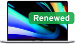Apple Renewed Grade B | MacBook Pro 16 A2141 | 16 " | i7-9750H | 16 GB | SSD | 512 GB | AMD Radeon Pro 5300M Graphics |