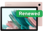 Samsung Renewed Grade Factory-sealed | Galaxy Tab A8 10.5 | Pink Gold | 64 GB | Android