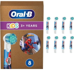 Oral-B Kids Spiderman 8-Pack (white, frustration-free packaging)