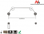 Maclean MC-557 Ultra Slim TV Wall Mount Bracket Holder LED 37-70"