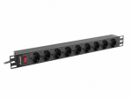 LANBERG RACK POWER STRIP 19" PDU 1U 9X SHUKO