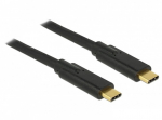 DELOCK Kabel USB 3.1 Gen1 C > C E-Marker 5A 2.0m schwarz