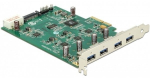 DeLock 4-Port USB 3.0 PCI Express-Karte