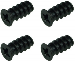 Phobya fan screws, 4 pieces (small) - black