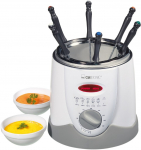 Clatronic FFR 2916 Single 1 L Stand-alone 900 W Deep fryer Grey, White
