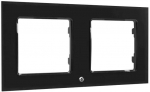 Shelly Switch Frame Double (Black)