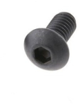 screw ISO 7380 M4 x 8 filister head hexagon socket, black