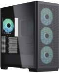 APNX C1 Mid-Tower ATX Case, Tempered Glass - black
