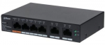 Dahua Technology DH-CS4006-4GT-60 network switch Managed L2 Gigabit Ethernet (10/100/1000) Power over Ethernet (PoE) Bla