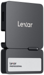 Lexar Professional Go External Portable SSD 2TB,USB3.2 Gen2 up to 1050MB/s Read and 1000MB/s Write with Hub