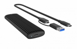Geh. IcyBox f&uuml;r NVMe M.2 SATA M.2 SSD