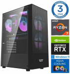 INTOP AQUA Ryzen 7 7700X 32GB DDR5 2TB SSD M.2 NVME+2TB RTX5060Ti 16GB WIN11Pro