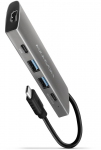 AXAGON HMC-5G21 USB hub 2x USB-A + 2x USB-C + HDMI 4K/30Hz, USB-C 3.1, 13cm
