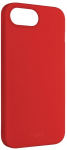 Fixed Story back cover for Apple iPhone 16e, rubber, red
