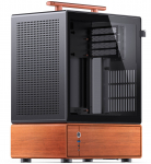 Jonsbo T7 PC Case, Mid-Tower, mATX, Tempered Glass - Black