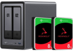 UGREEN NASync DXP2800 + 2x 8TB Seagate IronWolf HDD Bundle