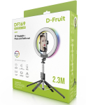 D-Fruit ringlight 10" + tripod-selfie stick DF169