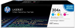 HP Toner 304A CYM Tri-Pack