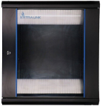 Extralink Rackmount cabinet 12U 600x600 Black wall mounted