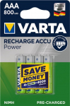 Akku AAA 1.2V (HR03) *Varta* Recharge Accu - 4er-Pack