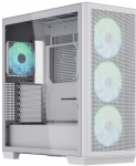 APNX C1 Midi-Tower ATX Case, Tempered Glass - White