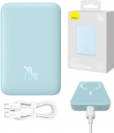 Powerbank Baseus Magnetic Mini 10000mAh 20W (niebieski)
