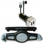 RealPower KFZ-Ladeger&auml;t Set Kabel Halterung Tablet