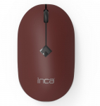 INCA IWM-231RB Wireless Mouse 1600 DPI 4 Buttons Brown 2.4GHz