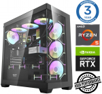 INTOP Ryzen 5 7500F 64GB DDR5 1TB SSD M.2 NVME+2TB RTX5070 12GB no-OS