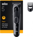 Braun Hair Clipper | HC5510 Series 5 | Cordless | Number of length steps 9 | Black