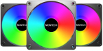 Montech GF120 V2 ARGB PWM 120mm Case Fan, 1-pack, Black