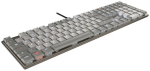 Cherry KC 500 MX LP keyboard (gray, DE layout, MX Low Profile 2.0 Ivory)