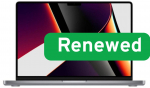 SALE OUT. Apple Renewed Grade A | MacBook Pro | 14 " | Apple M1 Pro | 16 GB | SSD | 1000 GB | Apple M1 Pro 16-core CPU |