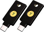 YubiKey 5C NFC schwarz/gold 2-pack