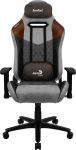 Aerocool DUKE AeroSuede Universal gaming chair Black, Brown, Grey