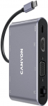 Canyon DS-14 8-in-1 USB-C 4K Hub Dark Grey