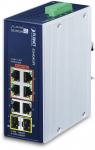 PLANET Industrial 4-Port GE 802.3at 2 GE 2 1001000X SFP