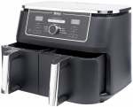 Ninja AF400EU fryer Double 9.5 L Stand-alone 2470 W Hot air fryer Black