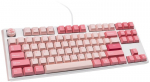 Ducky One 3 Gossamer Pink TKL Mechanical Keyboard MX-Ergo-Clear (US)