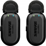 Shure MoveMic MV-TWO Wireless Lavalier Microphones for Interviews