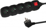 Esperanza ELK212K power extension 1.5 m 4 AC outlet(s) Indoor Black