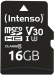 CARD Intenso Speicherkarte microHC Professional 16 GB