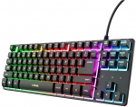 Trust GXT 833 Thado TKL keyboard Gaming USB QWERTY US English Black
