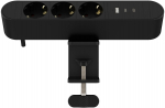 MicroConnect Multi Desktop Power Socket 3 Ways Schuko, 1 x USB-A, 2 x USB-C, 30W, 1,8m