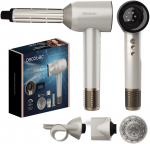 Cecotec Hair dryer | DryGlam Waves Champagne | 1600 W | Number of temperature settings 3 | Ionic function | Champagne |