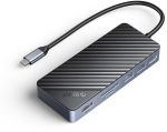 USB-C HUB with housing for Orico OM28P-G2-BK-EP M.2 drive, 10 Gbps, HDMI 4K 60Hz PD 100W